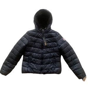 Madden NYC Black Coat Size XL (believe this is juniors, measurements pic…